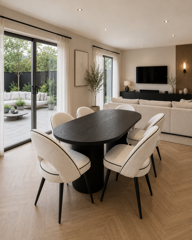 Kensington Oval Wooden Dining Table