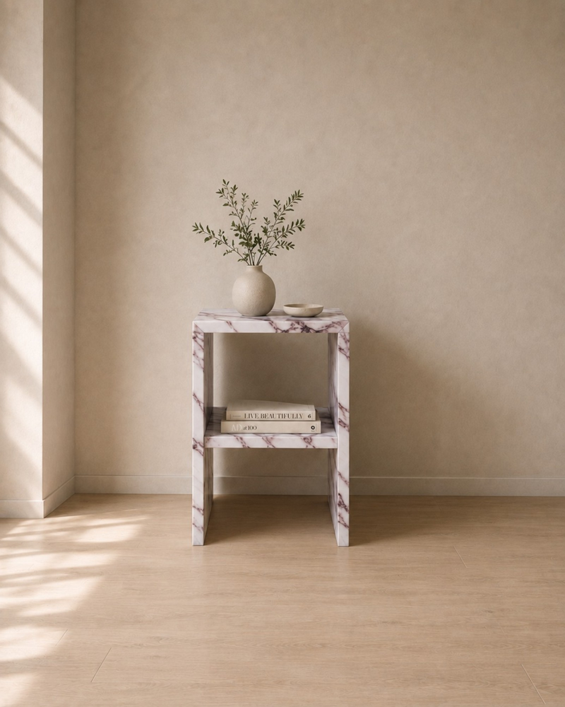 Elara Calacatta Bedside Cabinet