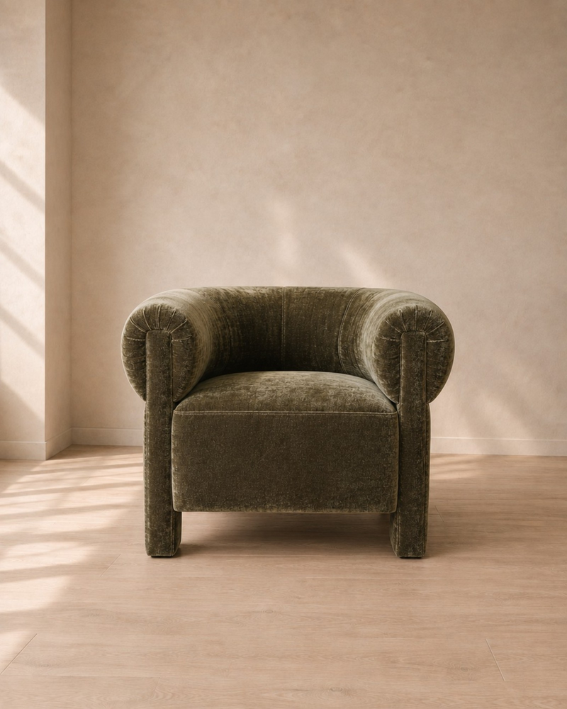 Keaton Velvet Accent Chair