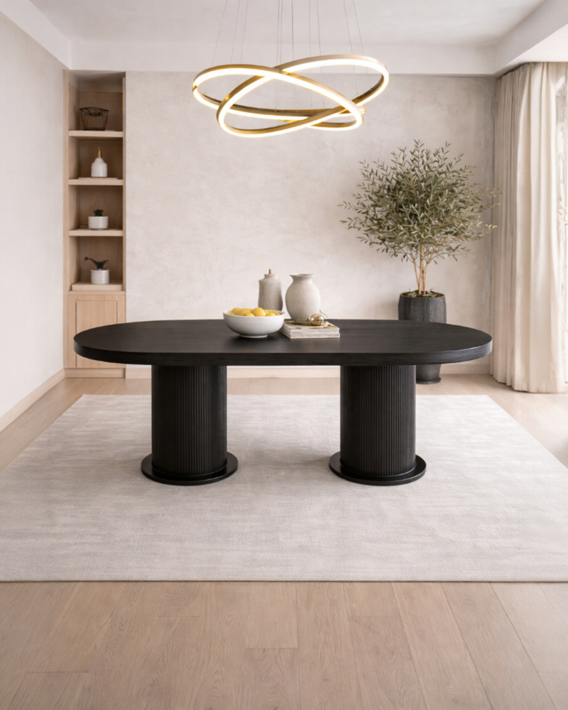 Elm 6 Seat Dining Table