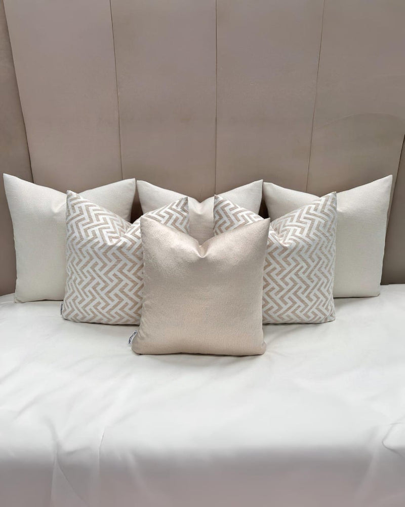 The Luxury Champagne Ami Bed Cushion Set