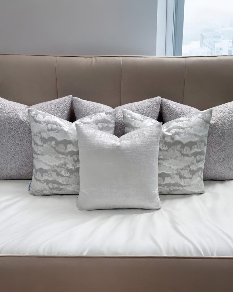 The Luxury Grey Vestige Bed Cushion Set