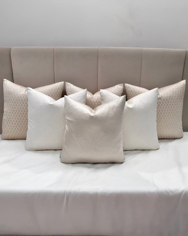 The Luxury Champagne Amiri Bed Cushion Set