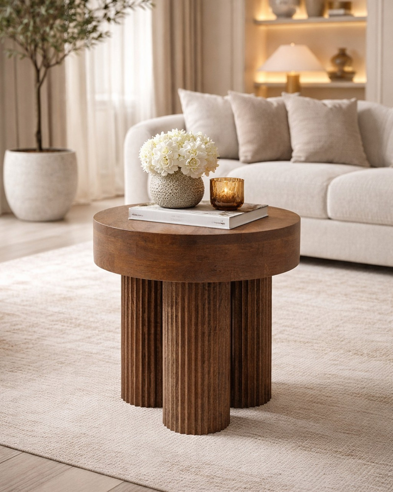 Marlow Rectangular Wooden Side Table