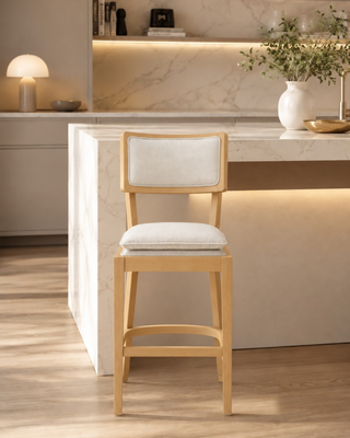 Frost Fabric Counter Stool