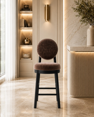 Chenille Counter Stool