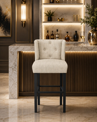 Stone Winged Counter Stool