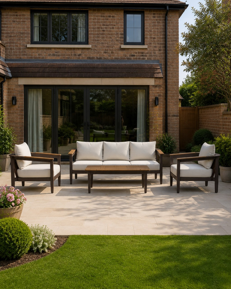 Truffle 5 Seater Garden Lounge Set with Table