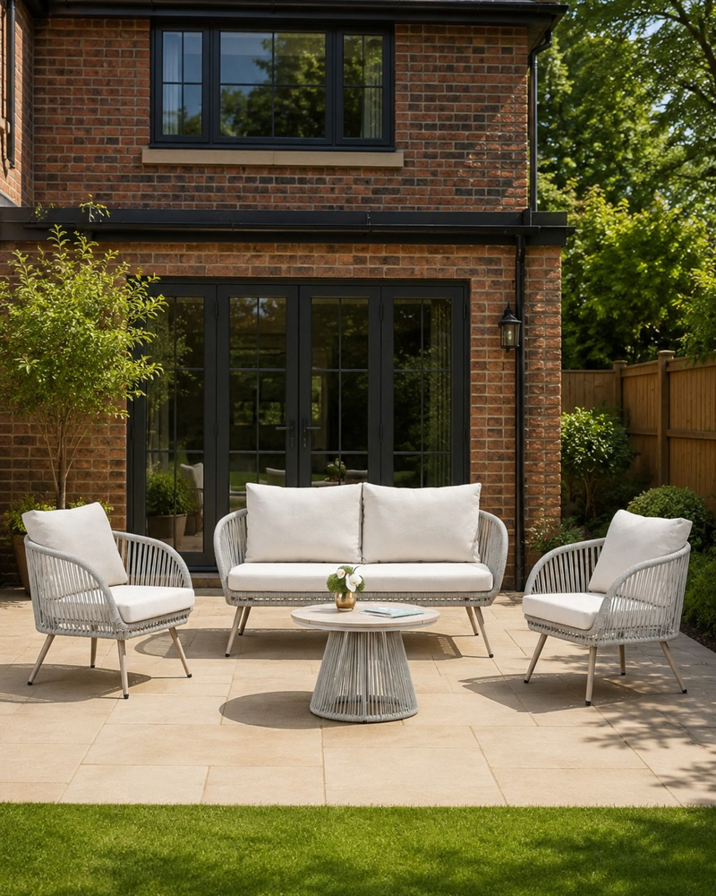 Harbour Natural 4 Seater Lounge Set
