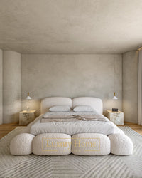 The Bespoke Florence Upholstered Low Profile Bed Frame- Fully Customisable with Storage Options