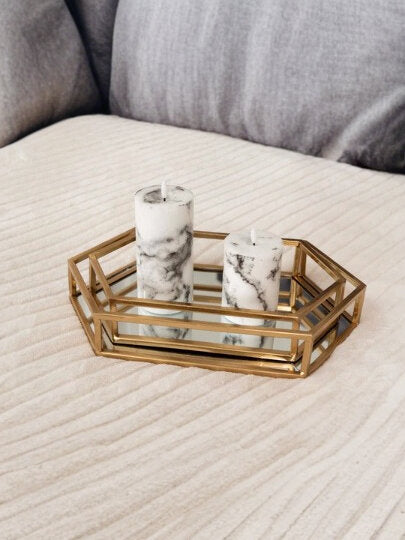 Dubai Gold Trays Set of 2
