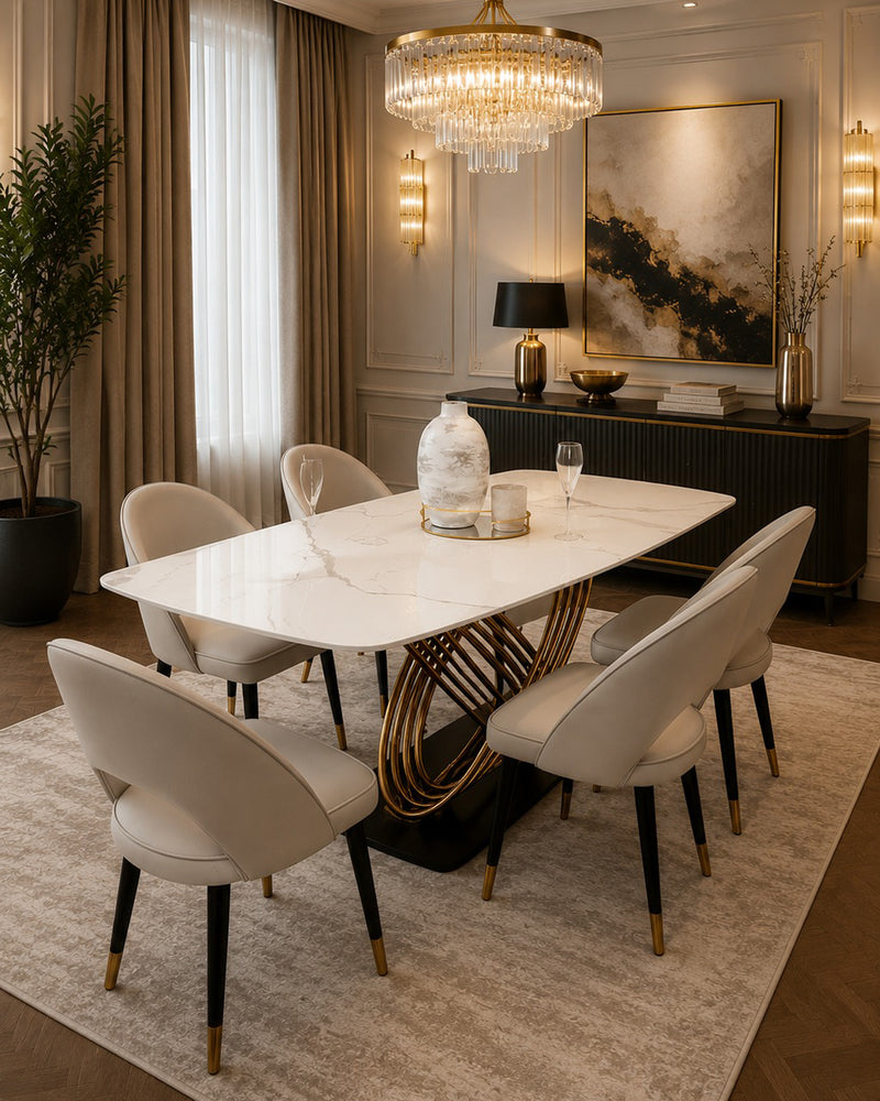Celeste Sintered Stone Dining Table
