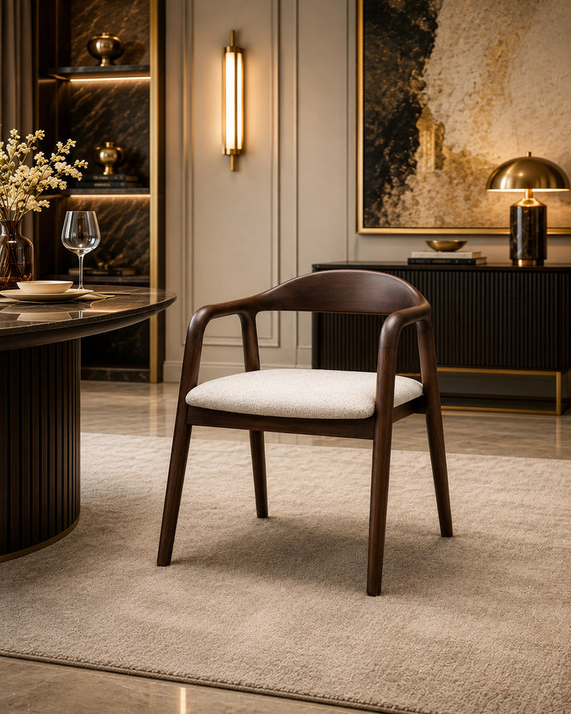 Maya Wooden Dining Chair- Box of 2