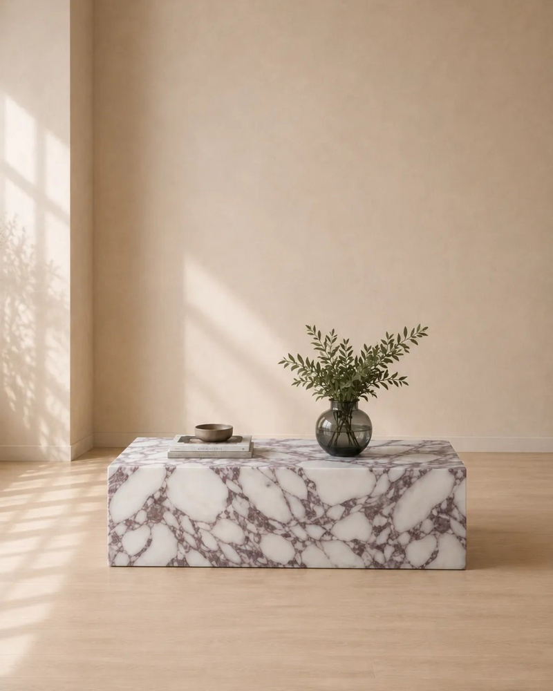 Calacatta Viola Marble Coffee Table